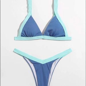Women’s blue bikini set